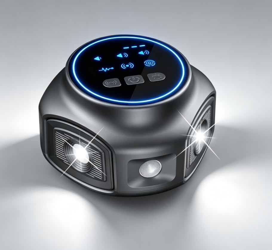 Ultrasonic Plug in Devices, Safe for Humans, Effective Home Protection Energy-Saving Devices for Indoor Use – 3 Smart Modes, LCD Display for Home, Office, Warehouse – Pet & Family Friendly