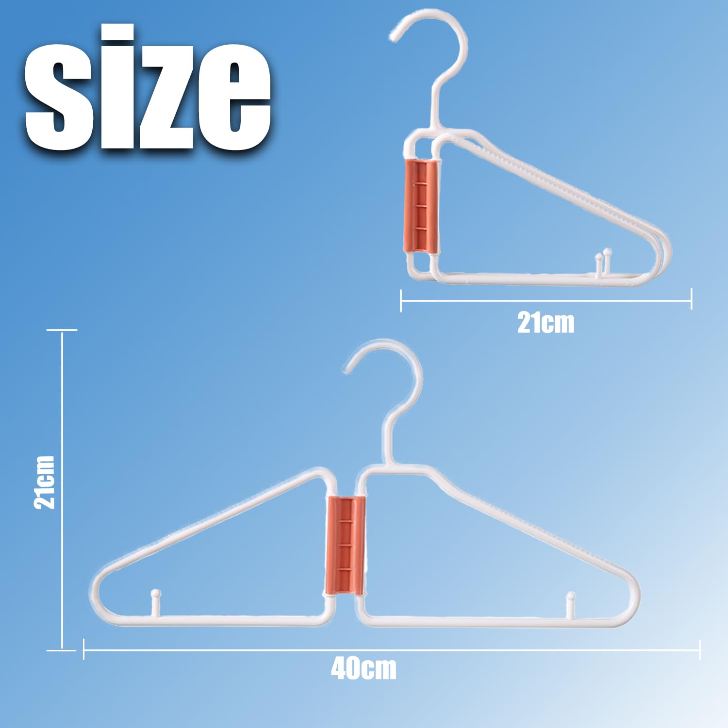 Perchas de viaje portátiles para ropa, paquete de 5 perchas plegables que ahorran espacio, perchas versátiles y plegables para toallas y clips para pantalones para una fácil colocación
