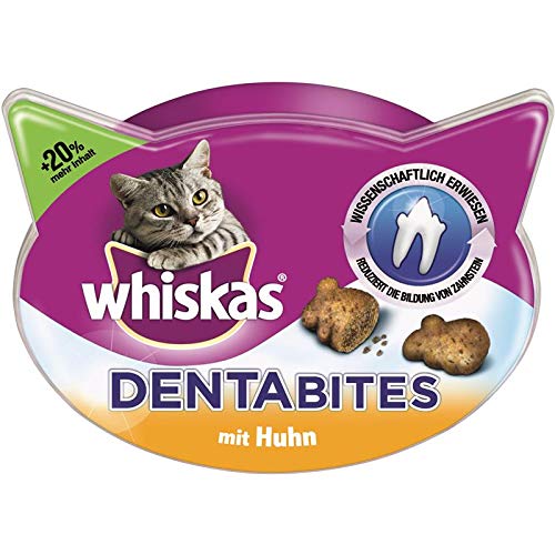 Whiskas Dentabites mit Huhn 6X 48g Katzensnack
