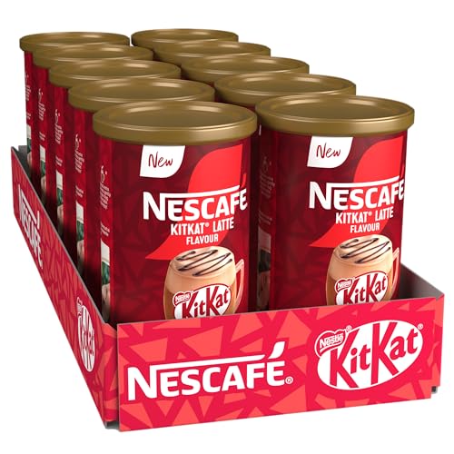 Image of CHOCOLATE LIBRARY NESCAFE KitKat Latte Instant Coffee Mix, Chocolate Wafer Flavour, 273 g