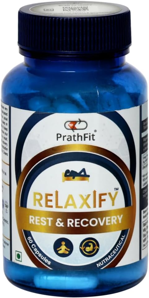 Relaxify by PrathFit | With GABA and Magnesium Glycinate, Rest and Recovery