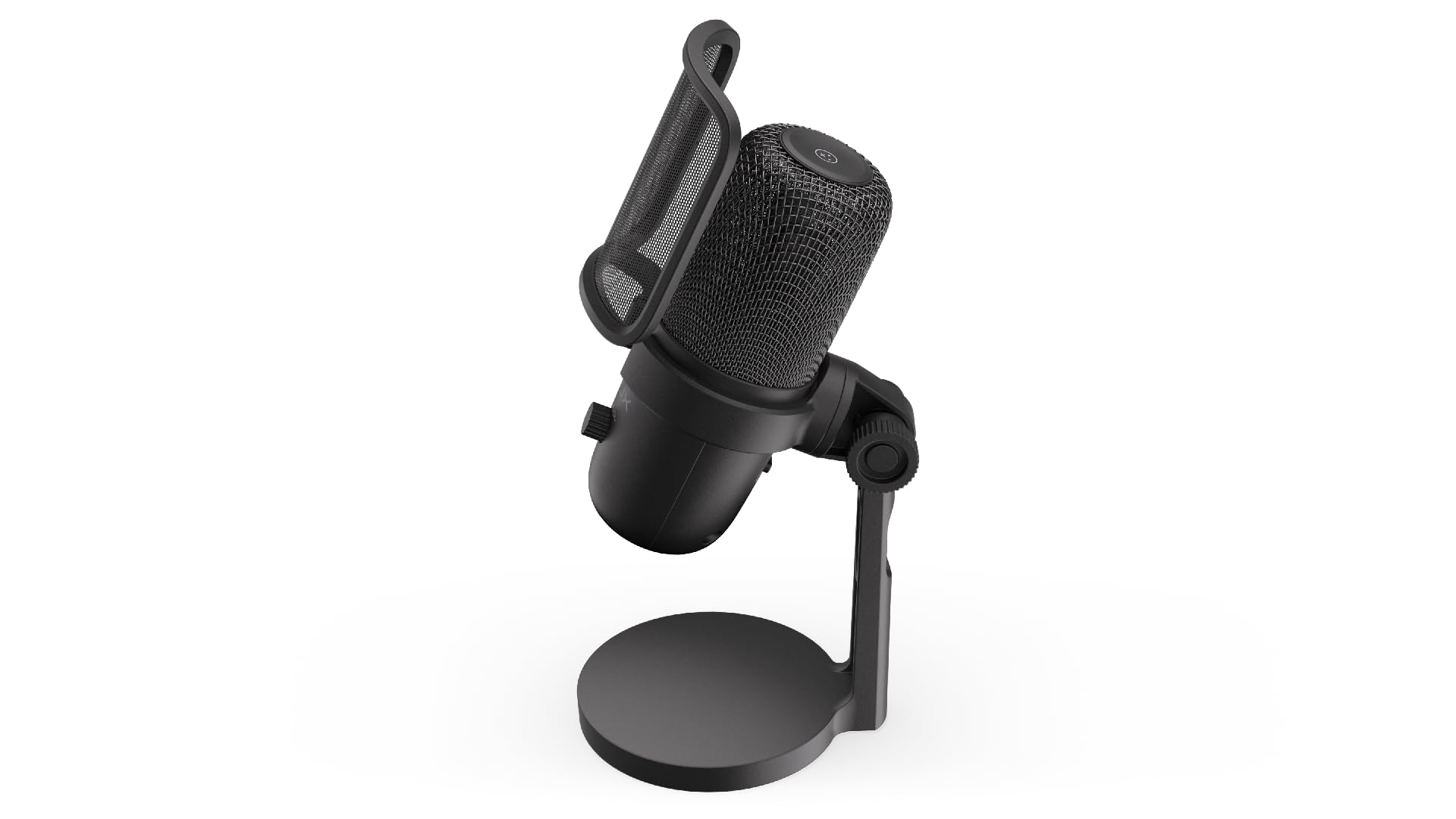 Krux Emote 2000S, Mikrofon USB typu Plug&Play, przełączanie między kardioidalną i dookólną charakterystyką kierunkową, regulacja głośności i wzmocnienia, dwa rodzaje filtrów, Mute | KRXC002