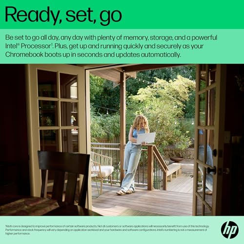 HP Chromebook 15.6" | Intel N100 Processor | 4 GB RAM | 128 GB Flash Storage | Intel UHD Graphics | HD Display | Up to 11.5 Hours Battery | Chrome OS | Dual Speakers | Mineral Silver | 15a-nb0005sa - 12