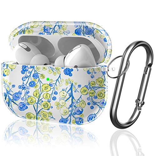 Coque Airpods Pro 3 antichoc en TPU souple transparent avec mousqueton