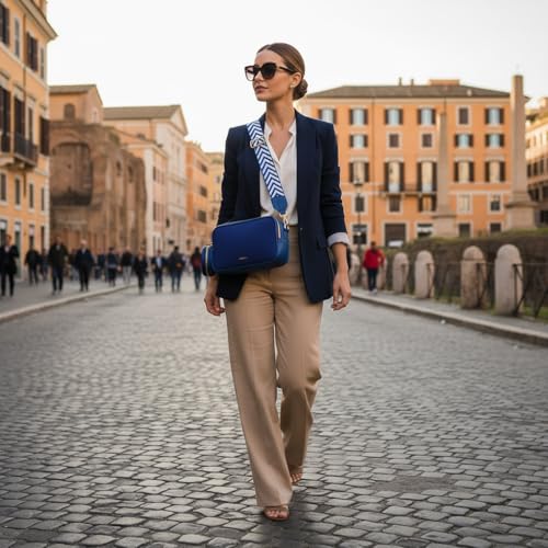 Anti Theft Crossbody Bags for Women/Travel Purse/Coin pouch Long straps Canvas & Vegan Leather handbags with Gift packaging2