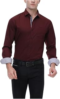 Polo Shirt for Men UK Long Sleeve Shirt Lapel Collar T Shirt Solid Color Poloshirt Workout T-Shirt Sports Tee Shirt Casual Basic Tops Gym Golf Beach Tshirts Blouse Men