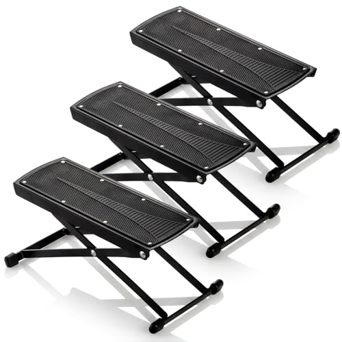Elsjoy Adjustable Guitar Foot Stool Set of 3