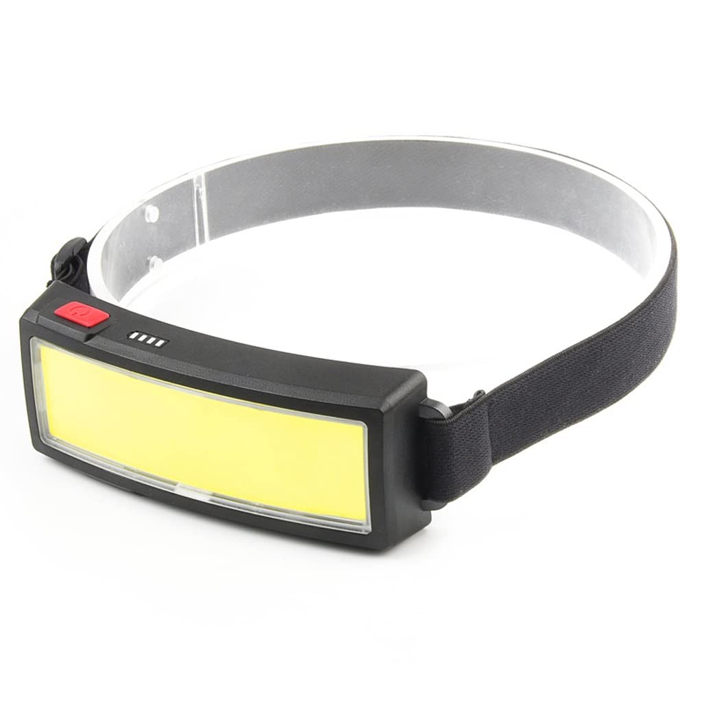 OYYMTE COB Soft Outdoor Camping Strong Head-Mounted Floodlight Headlight USB Rechargeable Fishing Light