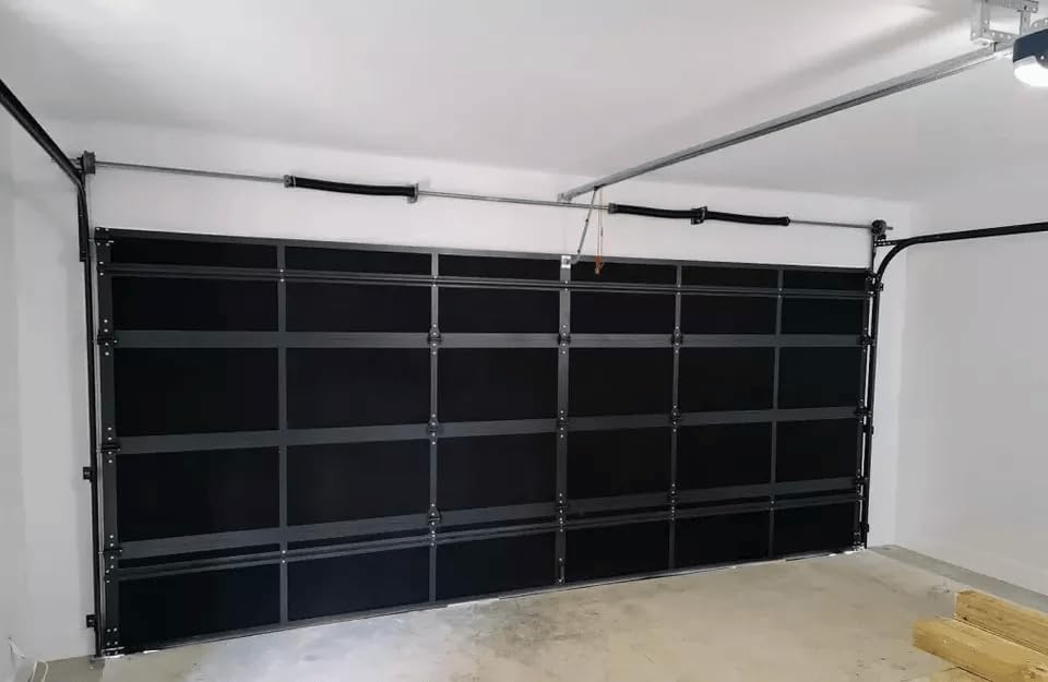 COLL7AWS Reflective R8 Black Poly-Foam Garage Door Insulation KIT 2 CAR ...