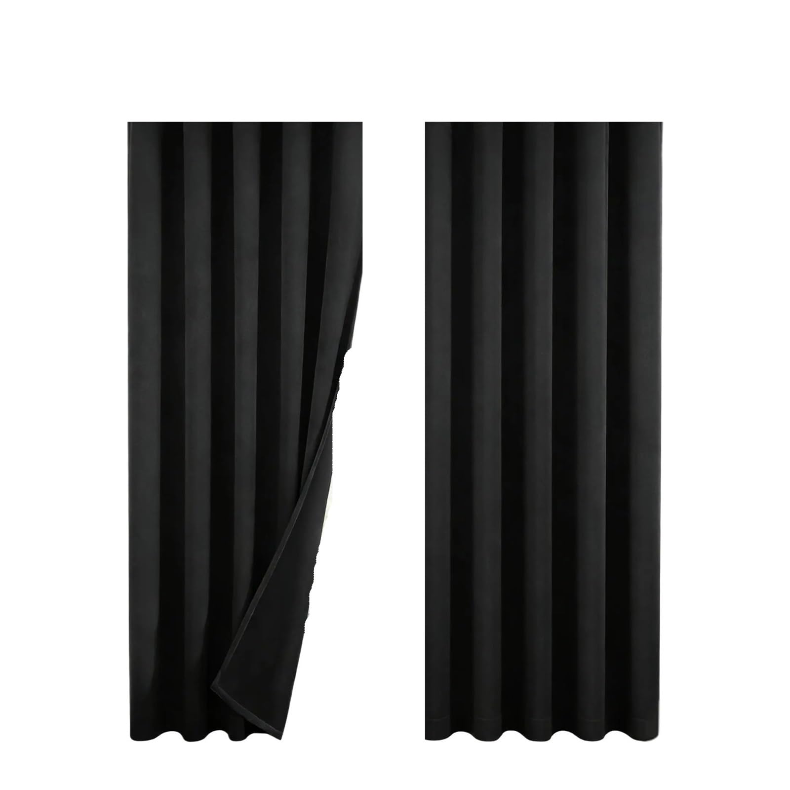 MWAHJU 2pcs Blackout Curtain for Living Room Grommets Top Thermal Insulated Light Blocking Drapes for Home Patio Privacy For Living Room(W132xH213cm)