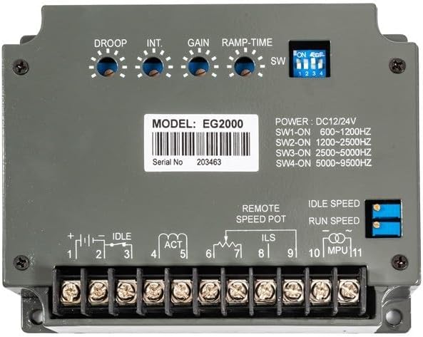 EG2000 EG3000 Speed Governor Control Unit Generator Set Engine Controller(EG2000)