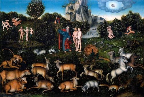 Peinture Pour la Décoration de la Chambre Vénus et Cupidon Ambiance Nordique
