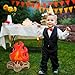 Inflatable Fake Campfire for Stage Props Bonfire Party Decor Campfire Party Decorations Artificial Flame for Indoor Camping Overnight and Scene Setting