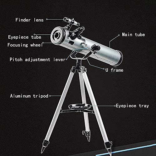 Telescopio Refractor 76mm Apertura 700mm Focal para Astronomía miniatura 3