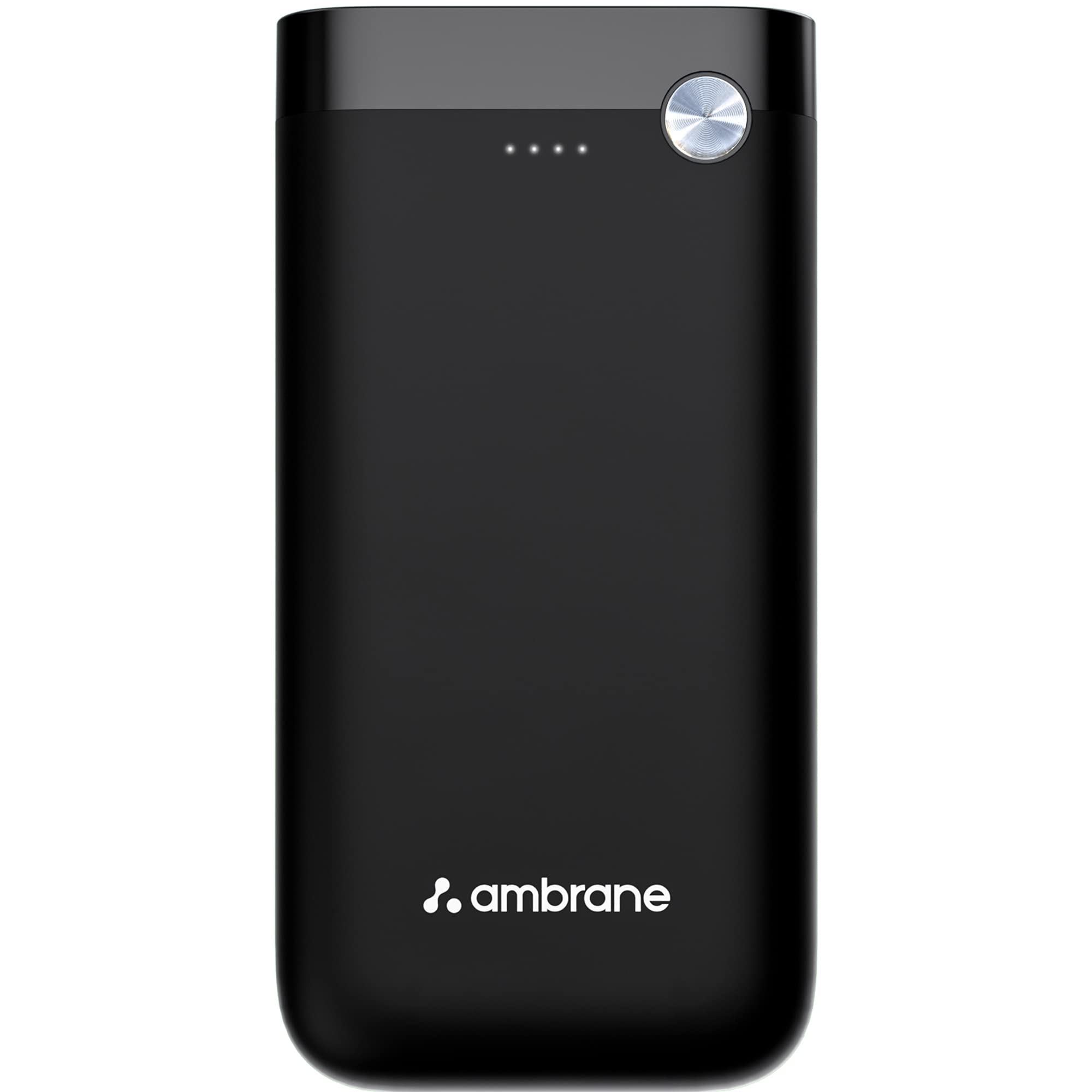 Ambrane 20000mAh Powerbank, 20W Fast Charging, Triple Output (2 USB & 1 Type C), Power Delivery, Quick Charge for iPhone, Android & Other Devices, Made in India + Type C Cable (PP-20 Pro, Black) (B098QWF4G8) Amazon Price History, Amazon Price Tracker