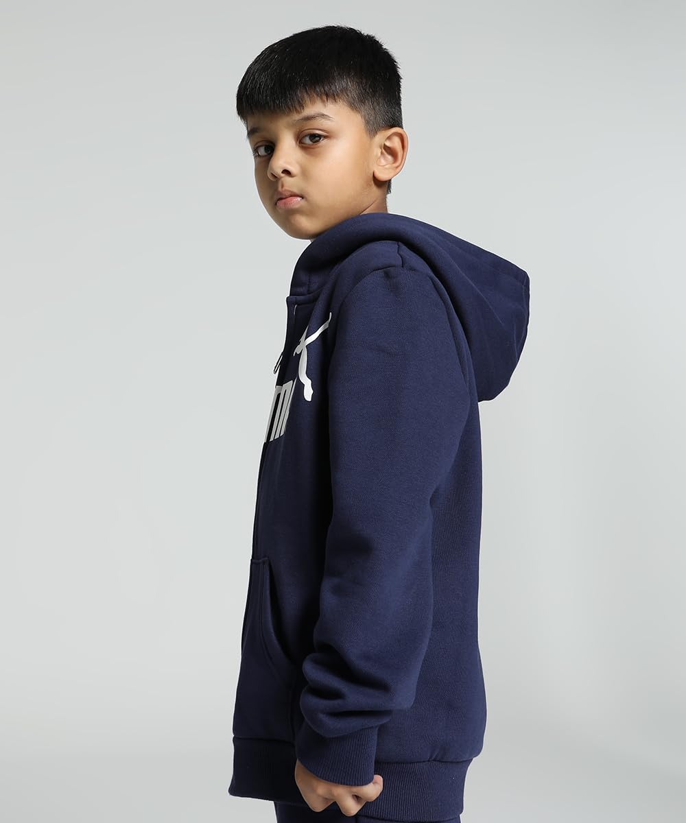 PUMA Spodnie Unisex - Dzieci i młodzież Ess Logo Hooded Fl B