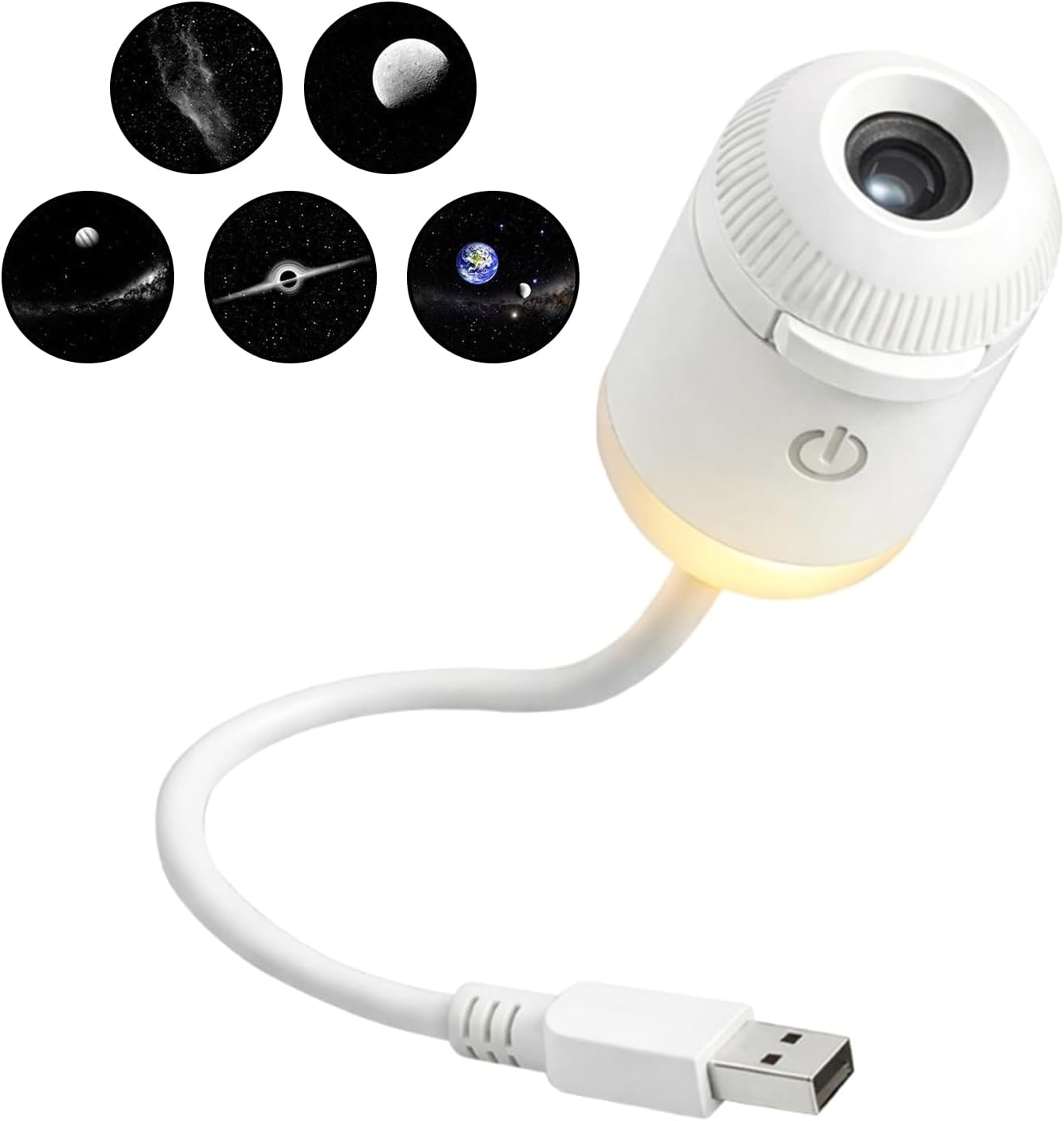 USB Projection Night Light, B, for Bedroom