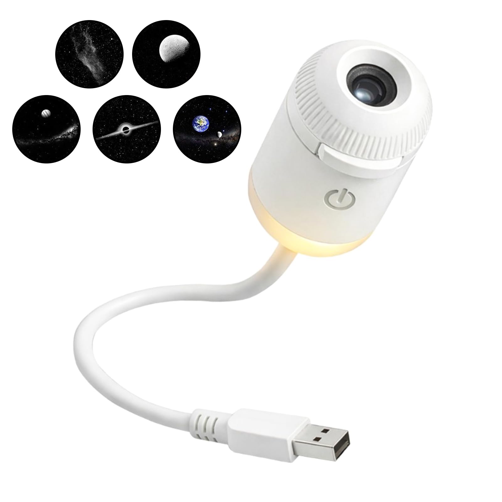 Drtlpmb Styleb Usb Star Theme Projector Lamp With Five Film Patterns For Bedside Bedroom Mood Decor And Gentle Room Home Glow Usb Star Projector Night Light Lamp Bedroom Room Glow Bedside Mood Projection Light Film