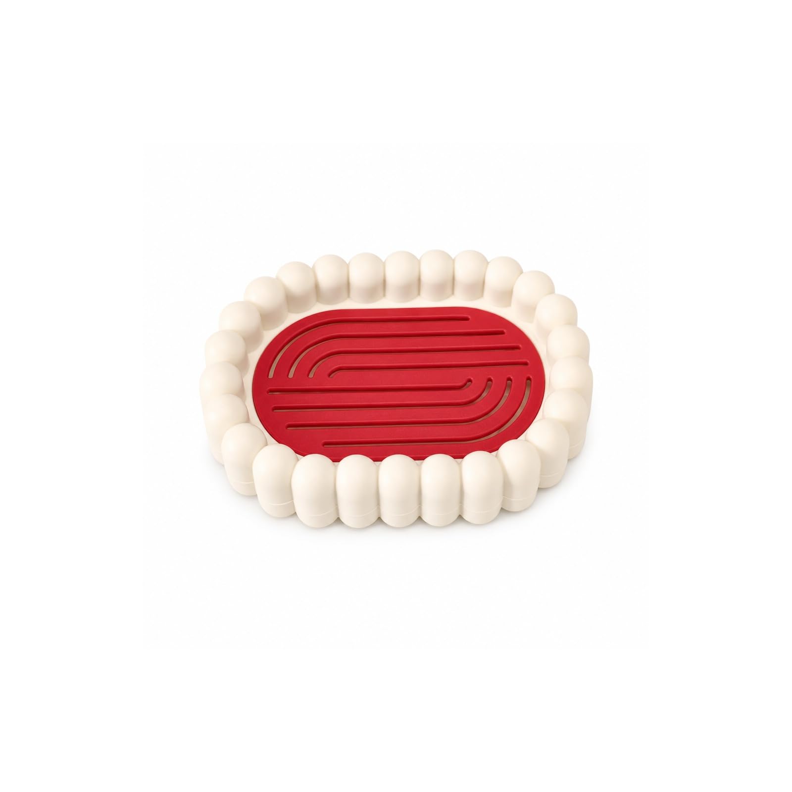 JINGYAN Soap Dishes Drainage Soap Dish with Raised Tray