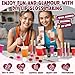 JCOOS Diy Lip Gloss Kit, Lip Gloss Making Kit, LipGloss Making Kit Make Your Own Lip Gloss Making Supplies, Shimmery LipGloss Base, Empty Tubes, Jojoba Oil, Women Teen Girl Gifts Trendy Stuff