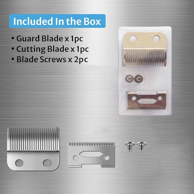 Miniatura 3 de Paquete de 1 cuchilla para repuesto de cuchillas Wahl Clipper, compatible con cuchillas de repuesto Wahl Clipper de 2 agujeros