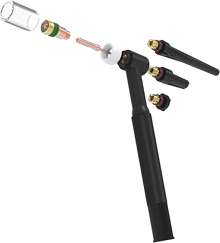 Miniatura 4 de YESWELDER 22 unids tig soldadura antorcha Stubby Gas Lens #10 Pyrex vidrio taza kit para WP-171826