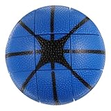 Milisten Creative Basketball Shape Puzzle Cube Fun Plaything Blue Plastic Design Challenge for All Ages for Indoor