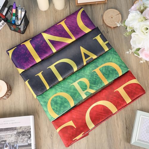 4PCS Church Banners for Sanctuary Wall Worship Scripture Christmas Banner Lion of Judah, Lamb of God, Lord of Lords, for Holiday Church School Nativity Decor by EYNDYN - Image 2