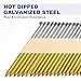 HW HAMWOO 34°Framing Nails,D Head Nail Pack,Hot Dipped Galvanized Paper Tape Strip Nails,Ring Shank,for 30 to 34 Degree Framing Nailer(2
