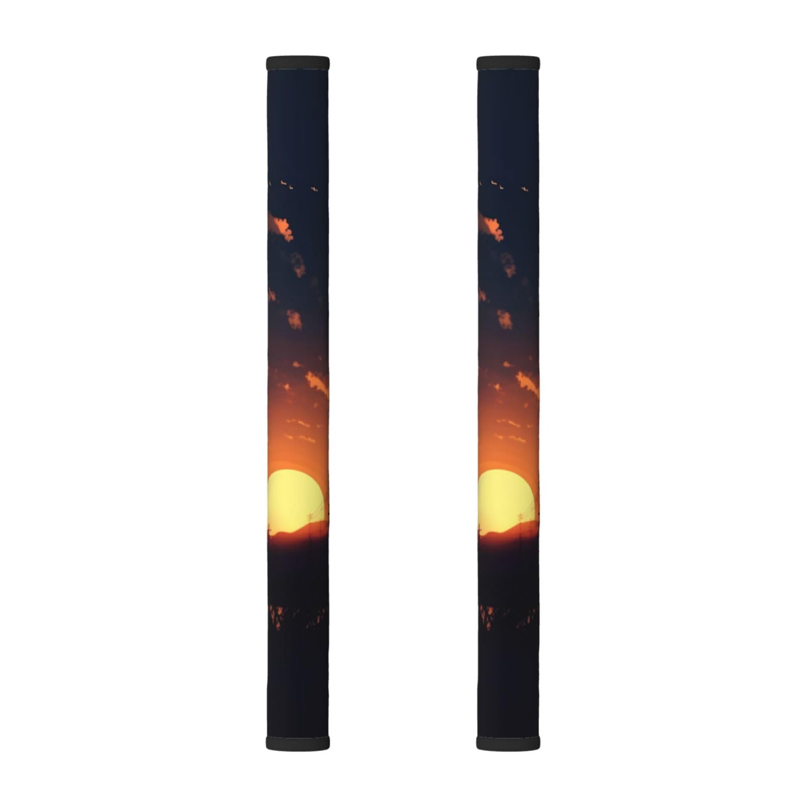 VGFJHNDF Refrigerator Door Handle Covers 2-Pack, Dusk Scenery Printed Protect and Decorate for Fridge Ovens Dishwashers
