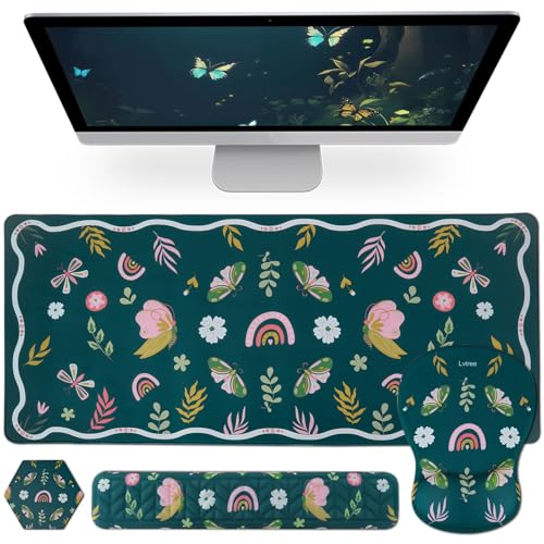 Lvtree 4-in-1 Desk Mat Set