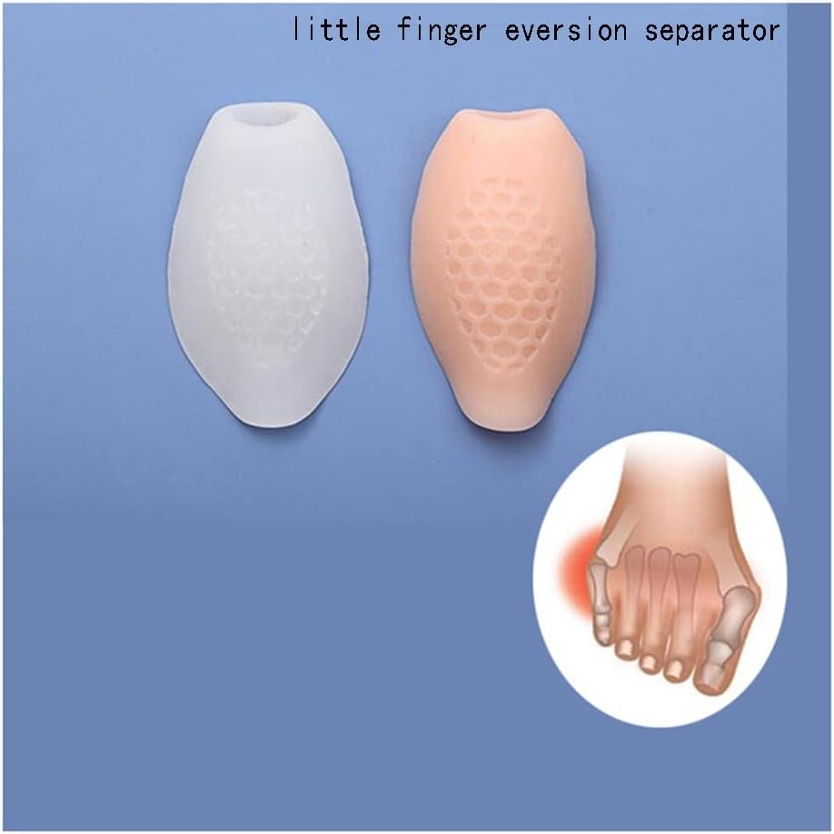 DEAVER Hallux Valgus Corrector Single Hole, Silicone Gel Bunion Toe Separator - Hallux Valgus Corrector – Big Separator/Straightener Unisex Foot Care