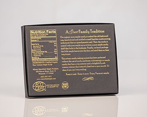 Mount Mansfield Maple Certified Organic Pure Vermont Maple Candy (Half Pound) - Thumbnail 4