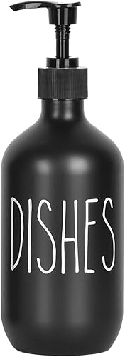 Miniatura 7 de Dispensador de jabón de manos de 16.9 fl oz, dispensador de jabón de plástico grande, bomba recargable, botella desinfectante de líquidos para Manos