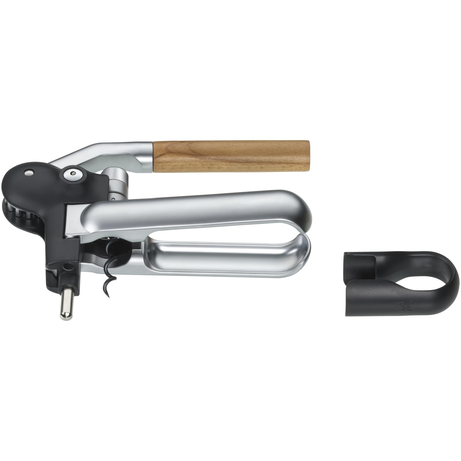 WMF Baric Tire-bouchon à levier pour vin 19 x 11 x 15 cm, tire-bouchon avec coupe-capsule, ouvre-bouteille professionnel pour vin et prosecco, ouvre-bouteille sans effort