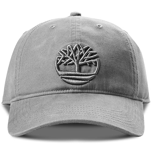 Image of Timberland Soundview Men's Baseball Cap - Cotton Canvas, Adjustable, Lightweight & Stylish Hat for Outdoor Activities