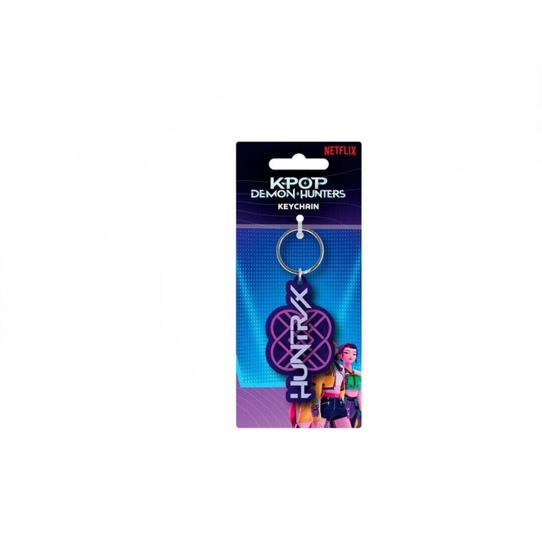 K-Pop Demon Hunters Huntrix Logo PVC Keychain