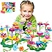 JoysToy Flower Building Toy Set, Garden Building Blocks Playset for Girls Boys, 98 PCS with 11 Colors Educational Kids Toys Creative for Decoration