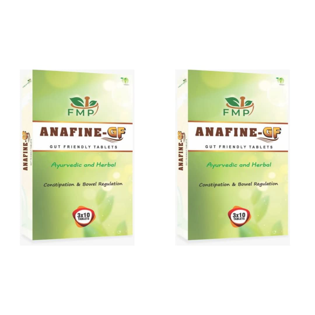 Fine Morning Pharma Ayurvedic and Herbal Anafine (GF) Gut Friendly Tablets Useful for Relieving Chronic Constipation & Beneficial for Adults Digestive Problems - 30 tablets Per pack- Pack Of 2 (B0B58XK5ZB) Amazon Price History, Amazon Price Tracker