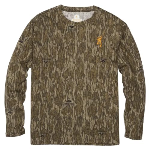 Browning Wasatch Jr Youth Long Sleeve Camouflage T-Shirt