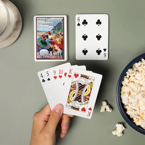 Lantern Press Louisville Kentucky Baraja Poker 52 Cartas miniatura 2