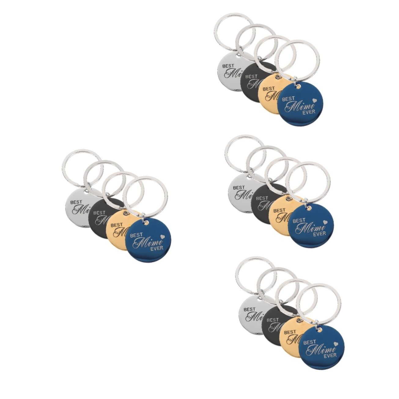 Beavorty 16stücke Hundemarken Id-tags Für Haustiere Runde Form Personalisierte Katzen Und Hundemarken Gravierbare Haustieridentifikation