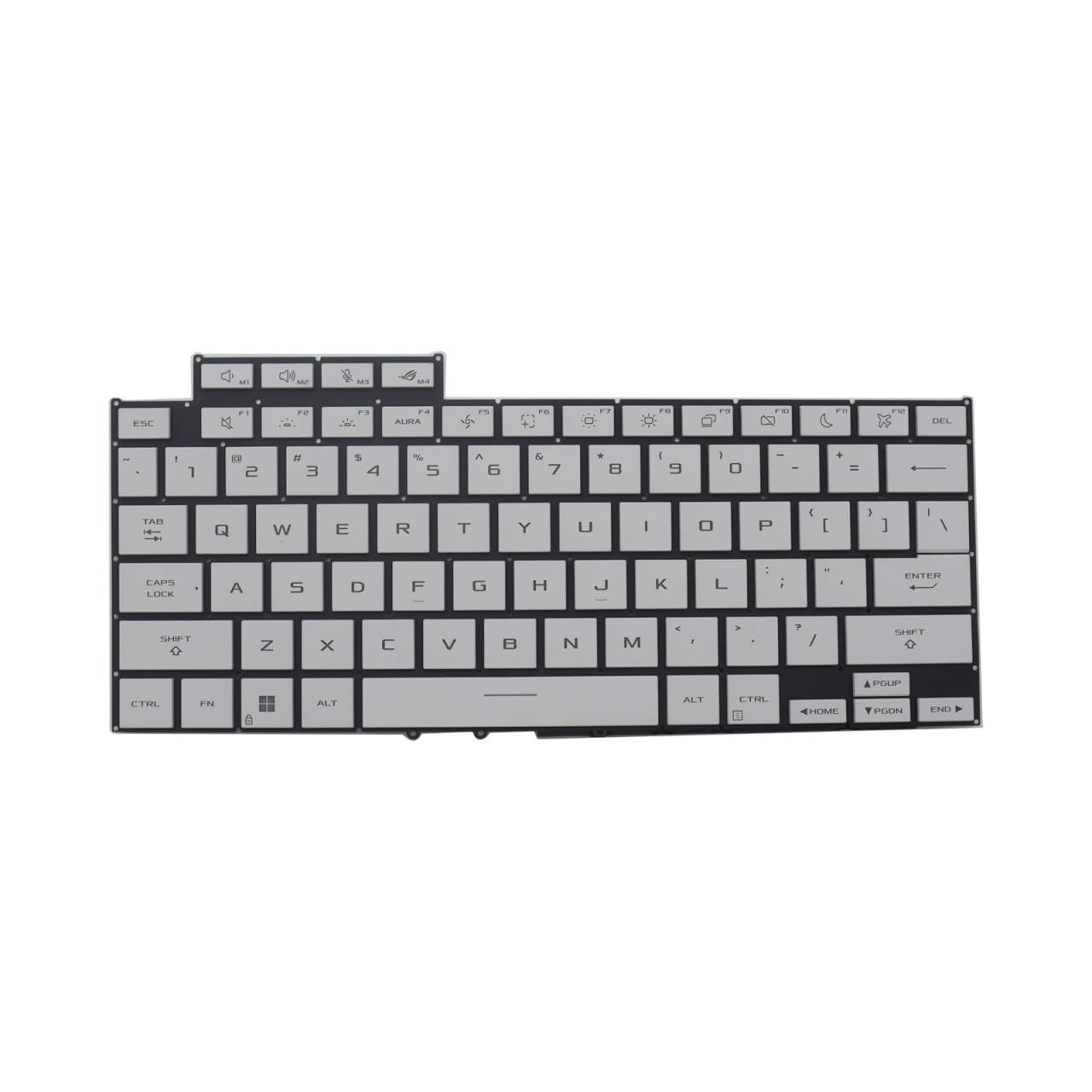 New Replacement Keyboard for Asus ROG Zephyrus G14 GA403 GA403U GA403UV Air GA403 Backlit US White
