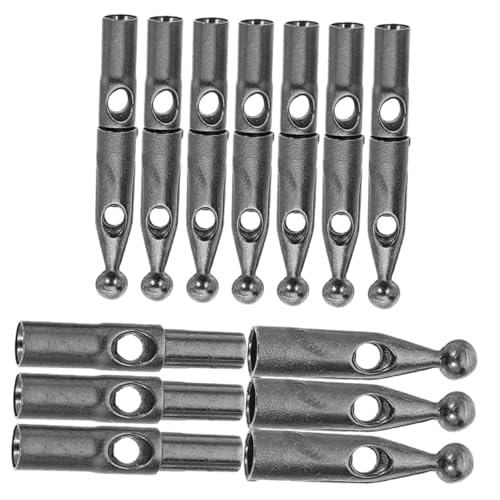 IMIKEYA 20個 傘修理パーツ 属製テールビーズ 折りたたみ傘対応 耐久性のある傘骨カバー 傘部品 補修用アクセサリー