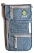Passport Wallet by Organizer Solution, Family Passport Holder with Rfid, Neck Stash (Blue Denim)