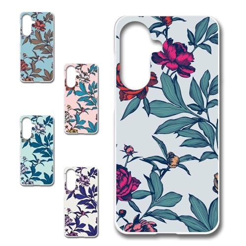 Galaxy A57 5G SC-54G �X�}�z�P�[�X �n�[�h�P�[�X �J�o�[ �ԕ� Flower pattern [�f�U�C��A] TK-616A �M�����N�V�[A57