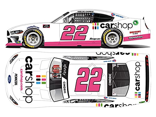 1/64 “オースティン シンドリック” #22 カーショップ フォード マスタング NASCAR Xfinityシリーズ 2021