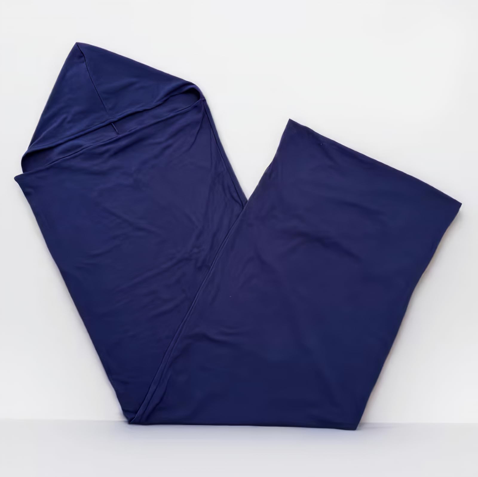Wearable Sleep Pod Hug Blanket,Constant Temperature Control Bedding 360° Ergonomic Snug Fit, Ultra Soft Duvet Fabric for All-Season Deep Sleep(Dark Blue,140 * 35cm)
