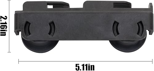 Miniatura 3 de WD28X27241 GE - Kit de soporte y rodillo para lavavajillas GE montaje de ruedas inferiores intercambiables con el lado izquierdo y derecho -