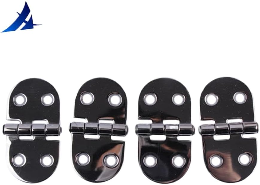 4X Stainless Steel Butterfly Hinges 3 X 1.5 Compatible with Marine Boat Door Cabinet Table